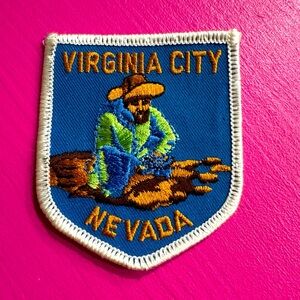 Vintage Virginia City Nevada Embroidered Patch
